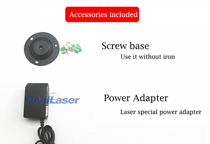 650nm dot line cross laser module